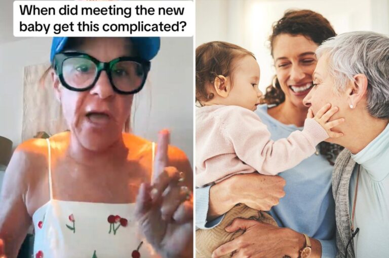 Angry grandma roasts modern moms over strict baby visitor vaccination demands — but health experts say she’s wrong