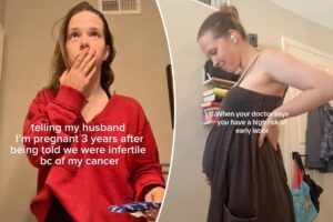 California woman told she was infertile from childhood cancer goes viral after getting surprise of a lifetime