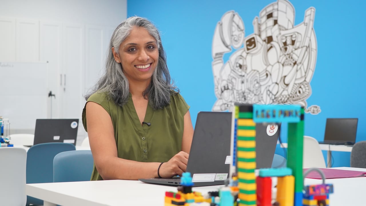 Shalina Uthappa is the owner and operator of Zebra Robotics. She said students in these coding classes learn more than just coding -- they pick up creativity, teamwork and patience as well.