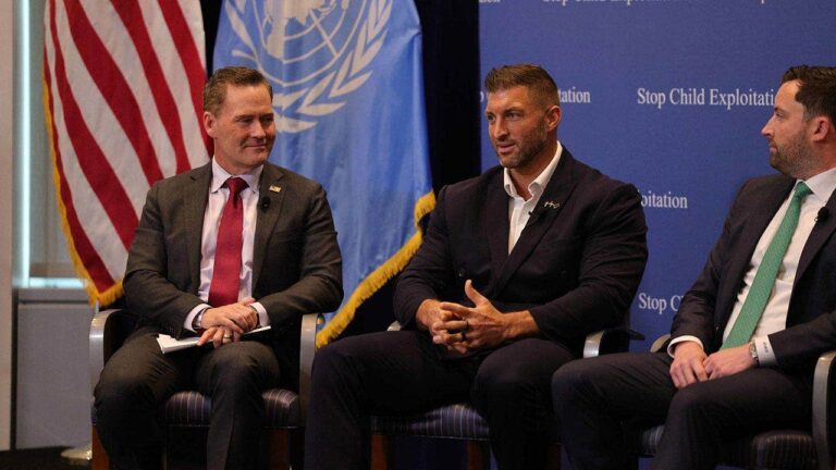 Mike Waltz, Tim Tebow launch effort to combat online child exploitation: ‘It’s happening in their backyard’