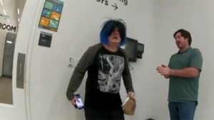 Trans college student melts down over pronouns in new viral bodycam footage: ‘Just say she’