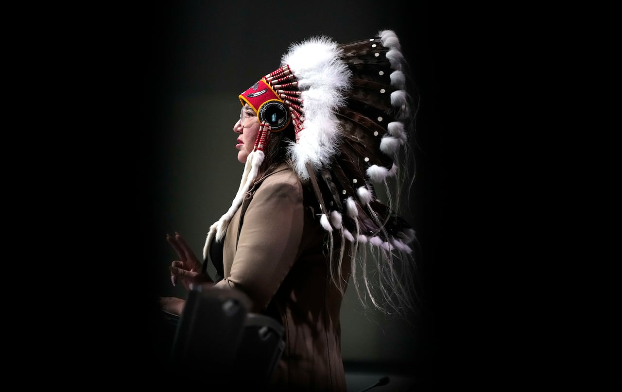 National Chief of the Assembly of First Nations Cindy Woodhouse Nepinak says separatists cannot take land from First Nations in Alberta.