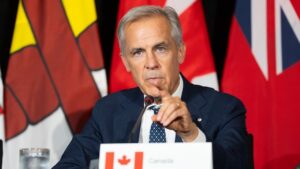 Retaliation being considered if no deal reached by Trump’s tariff deadline, Carney says