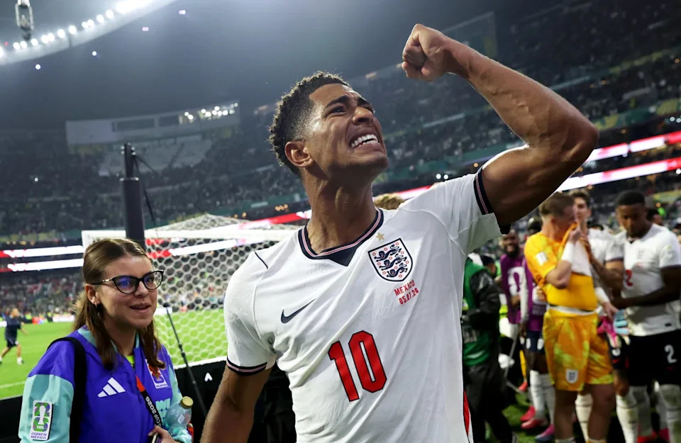Bellingham was England's hero in the first half (Getty)