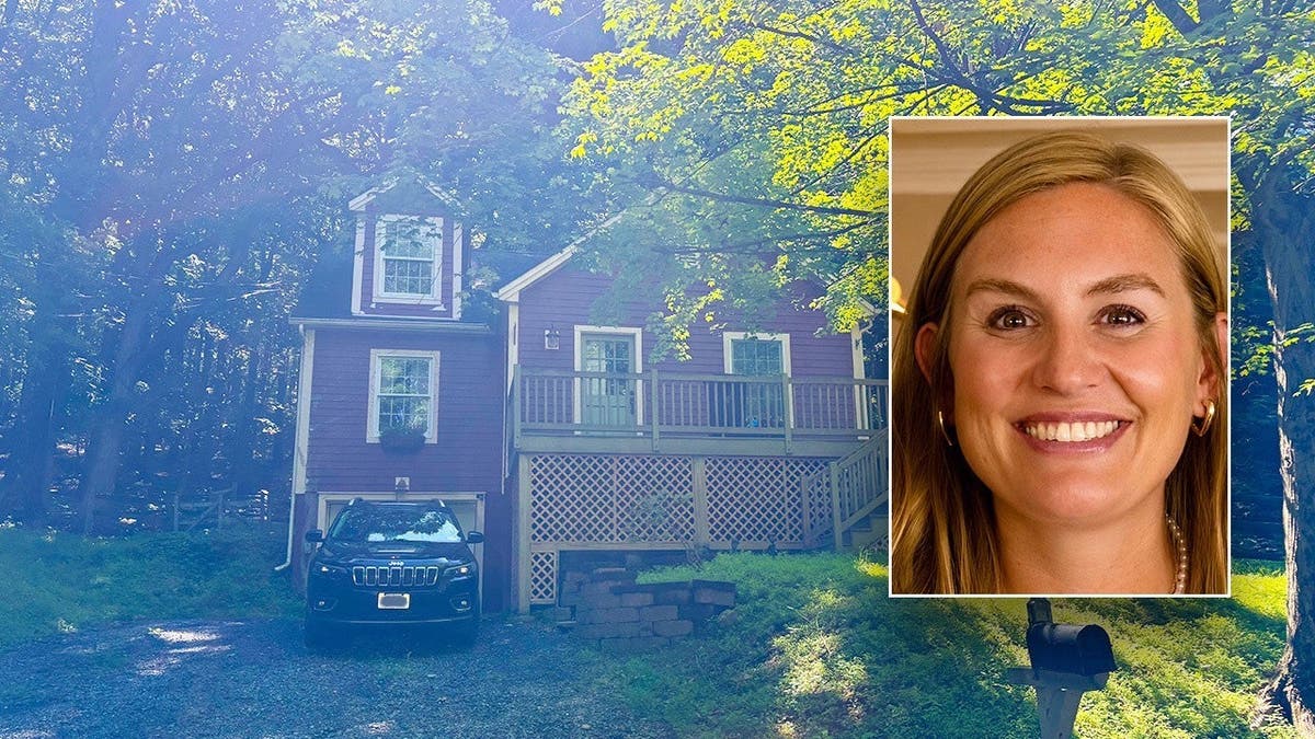 photo shows home and photo of brooke hanlon