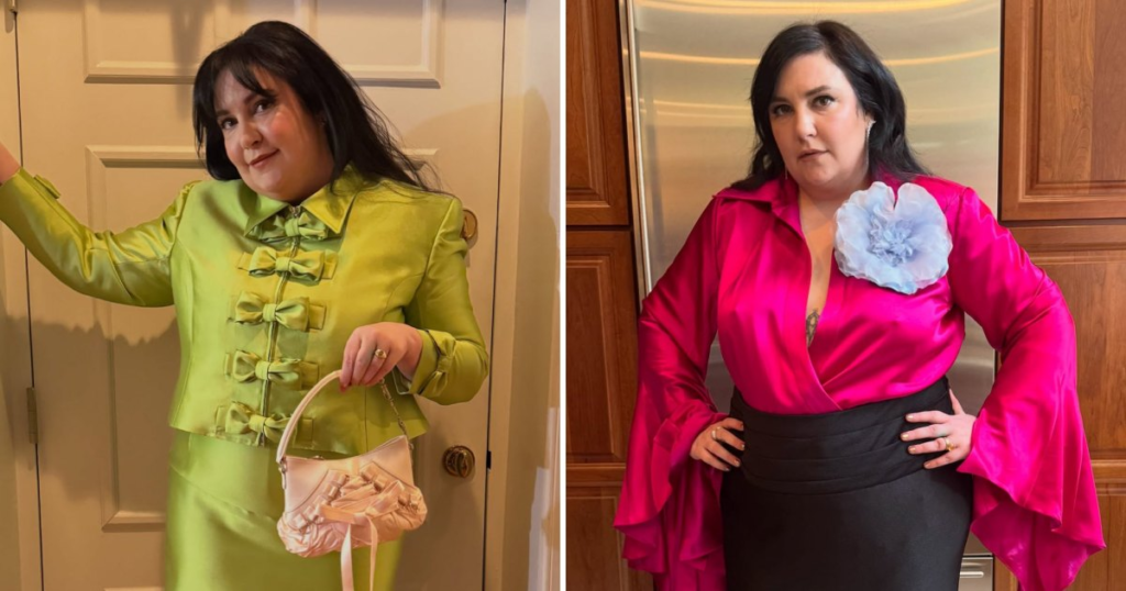 Lena Dunham Sports 2 Custom Two-Piece Outfits for BFF Taylor Swift’s Wedding to Travis Kelce