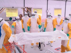 Staff at DR Congo Ebola centre strike as virus continues spreading