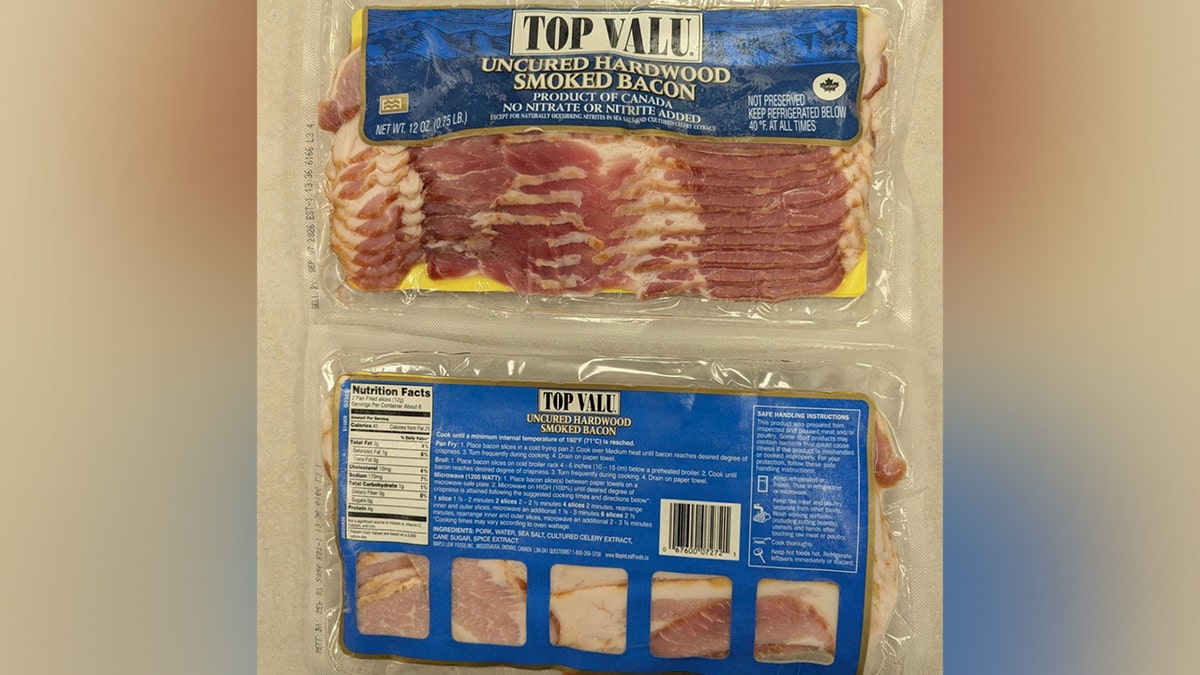 Top Valu bacon being recalled
