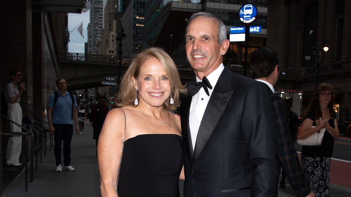 Katie Couric pictured with husband John Molner