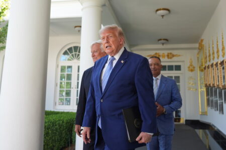 Trump’s new double-digit tariffs, Laura Loomer meets Zelenskyy in Ukraine