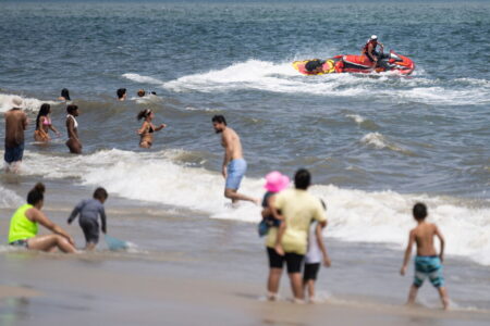 Swimmer bitten in suspected shark attack at New York City beach