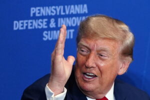 Trump doesn’t say a lot about defense at US Army War College