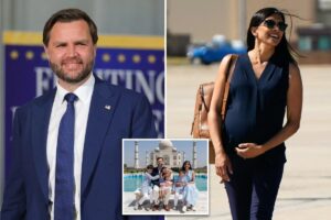 Vice President JD Vance and second lady Usha welcome 4th child, baby boy Alec Neel