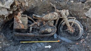 Danube: Wehrmacht soldiers and WWII motorbike recovered after 80 years