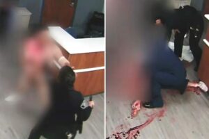 Bloody, naked madman shot by cops in horror SoCal hospital showdown