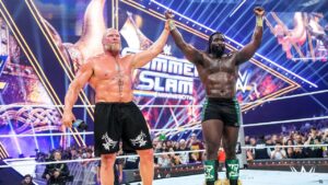 Oba Femi shows the future of WWE is here as he takes down Brock Lesnar in Hell in a Cell match at SummerSlam
