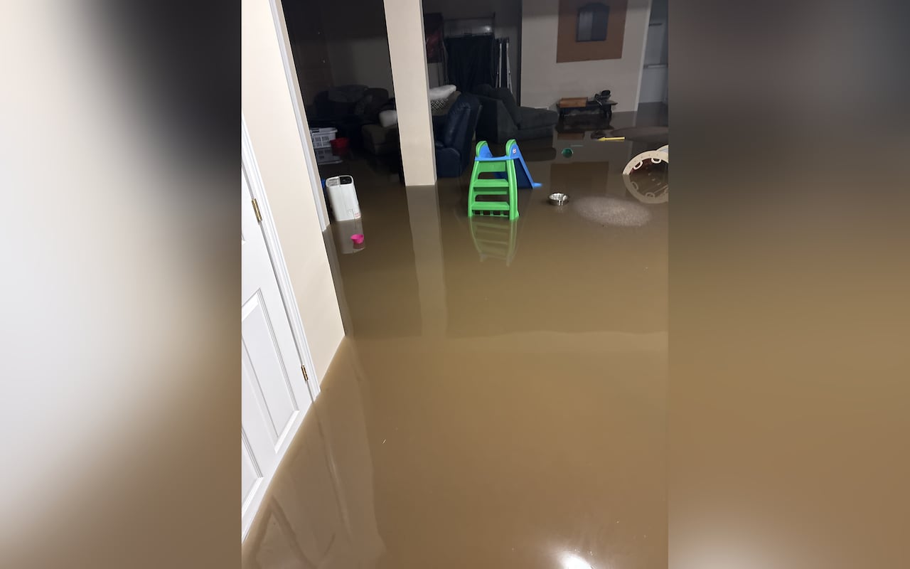 picture of basement flooding
