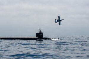 U.S. Air Force A-10 Warthog Served As Escort For Ohio-Class Submarine