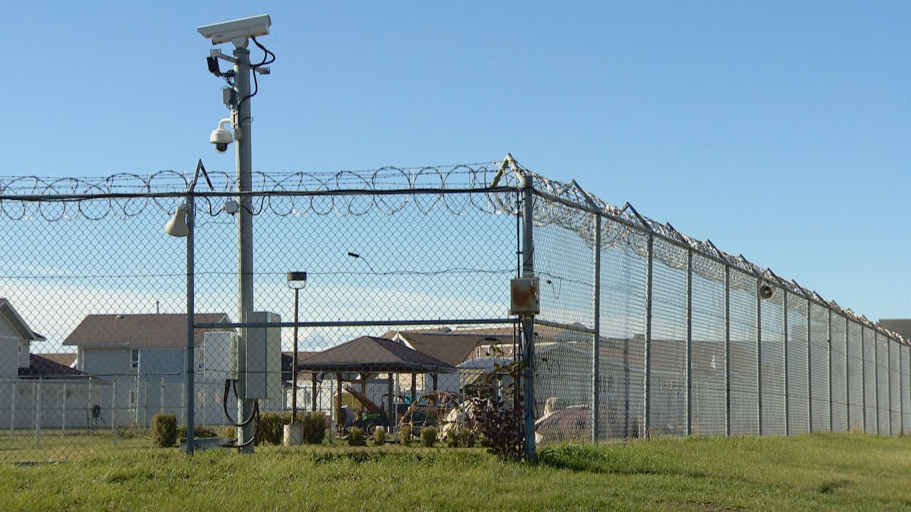 A correctional facility is shown.