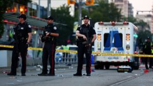 2 men arrested, charged with 1st-degree murder for Salsa on St. Clair shooting in Toronto