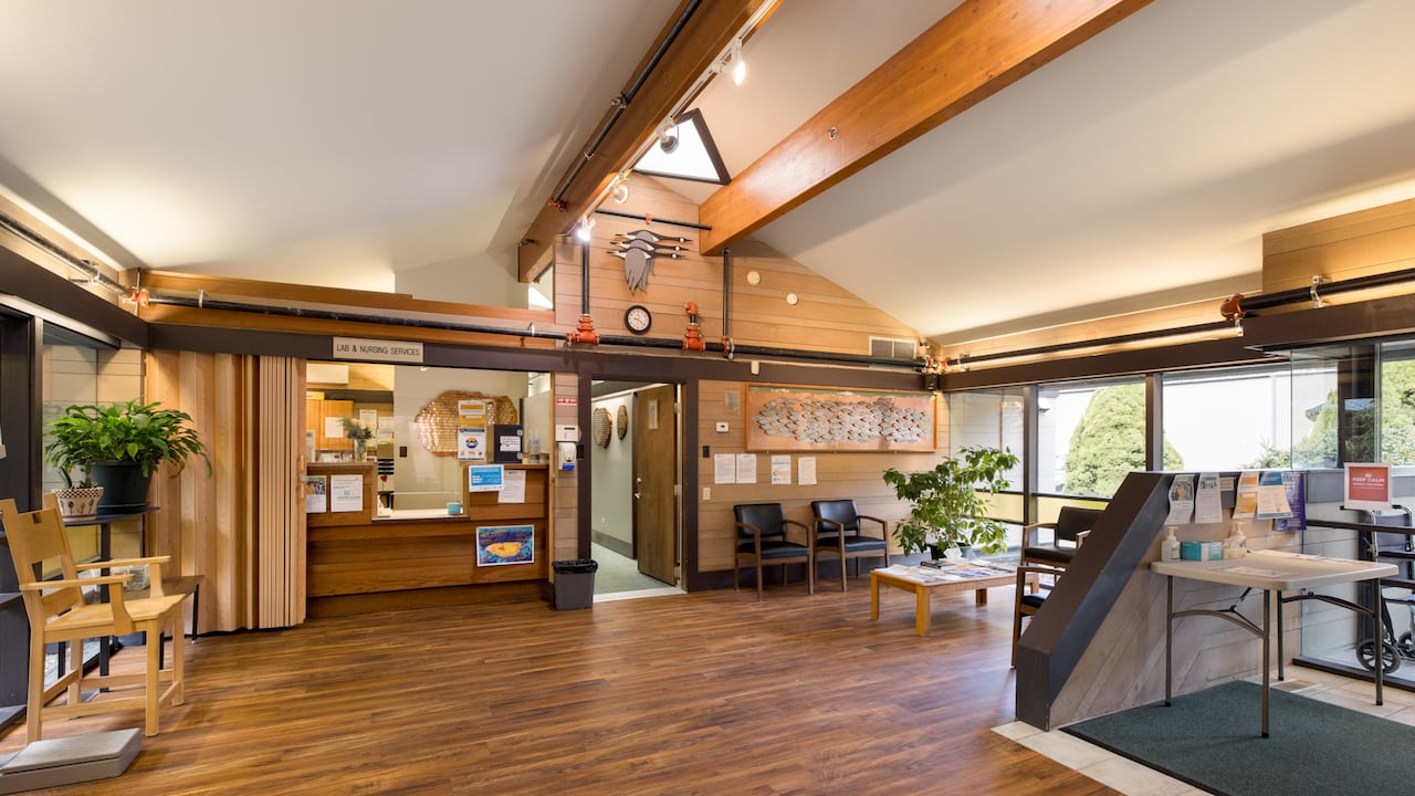 Inside shot of a health centre