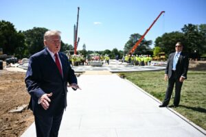 Trump Raves About Ballroom Combining ‘Cocktails’ And ‘Bomb Shelters’