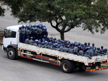 A quiet day in Harare after Zimbabwe’s shutdown call