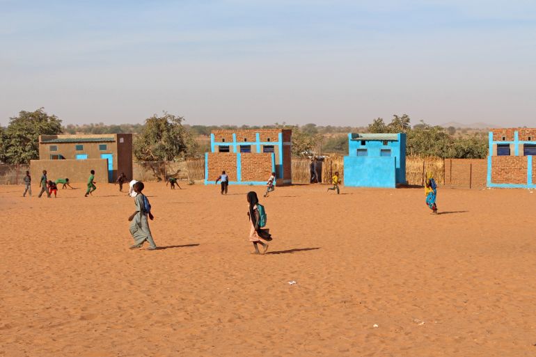 Sudanese and Chadian children play together during a break at a refugee camp school in eastern Chad, where education and recreation help restore a sense of normalcy after displacement [Courtesy of Plan International]