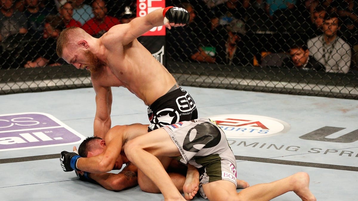 Conor McGregor and Max Holloway meet in the octagon for a second time at UFC 329 Saturday, July 11, at the T-Mobile Arena in Las Vegas.