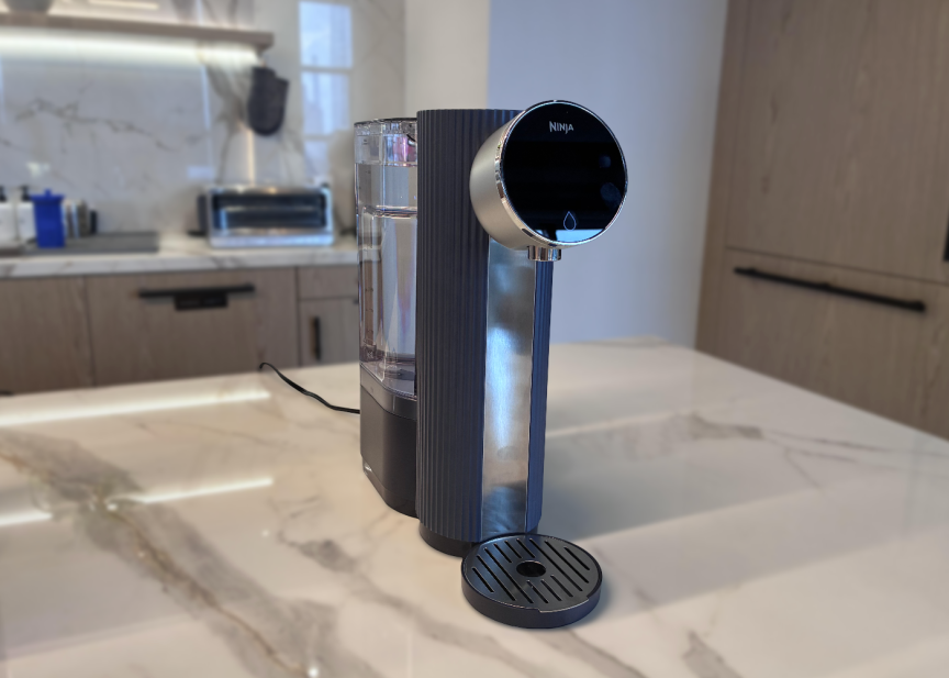 water filter on table