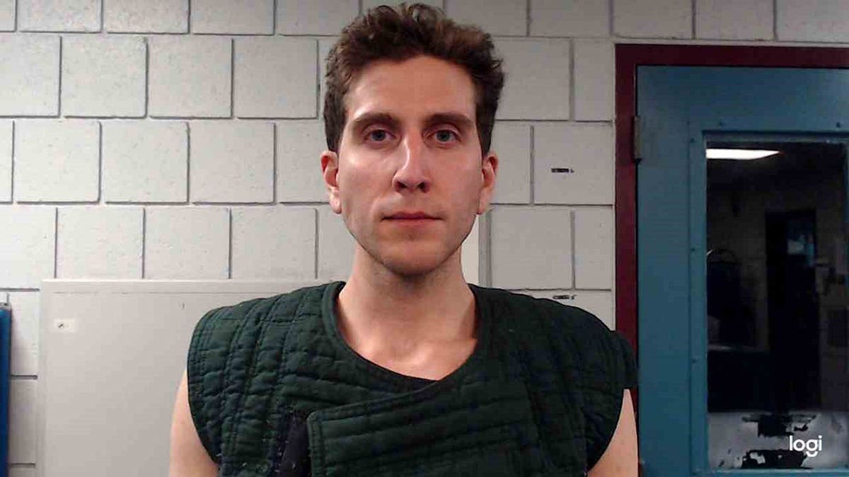 Bryan Christopher Kohberger in a booking photo after his arrest in Pennsylvania.
