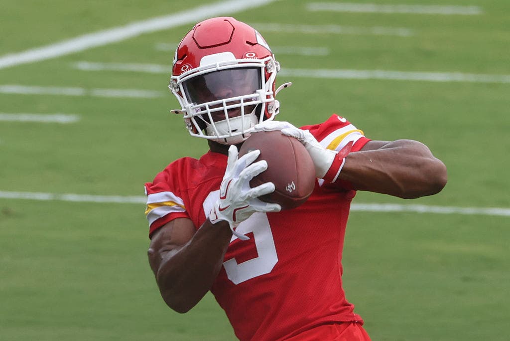 Kenneth Walker III is fresh off winning Super Bowl MVP honors and will be immediately counted on to help get the Chiefs back into title contention. (Photo by Scott Winters/Icon Sportswire via Getty Images)