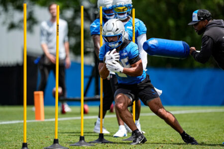 Jacob Saylors, Lions RB, injured in preseason game vs Bengals