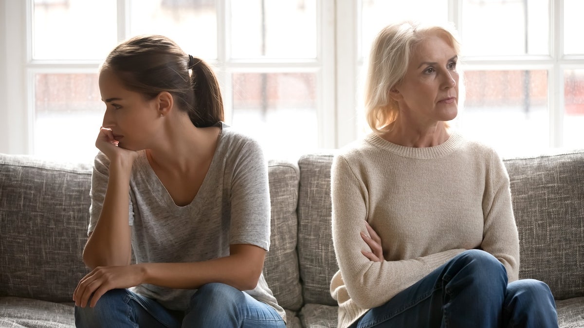 Mother and daughter not speaking