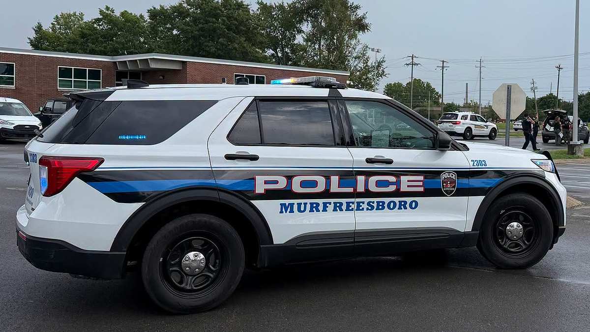 A Murfreesboro Police Department vehicle in Murfreesboro, Tennessee