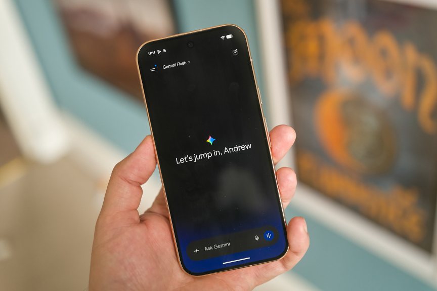 Image showing Google's Gemini on screen