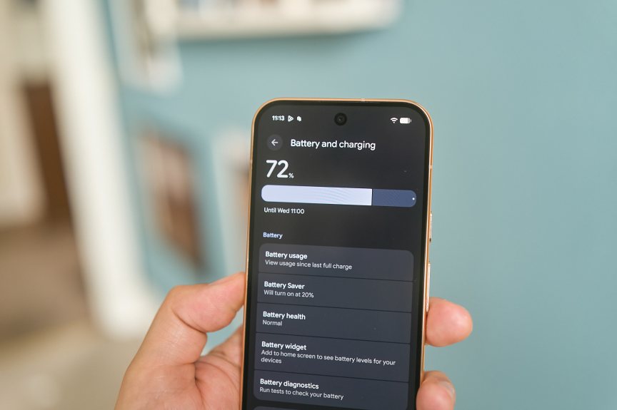 Image showing a battery percentage on screen