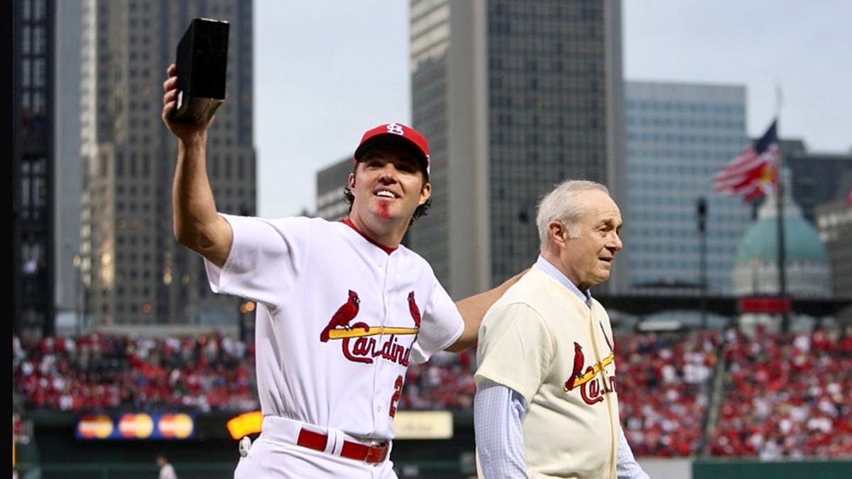 Scott Spiezio at a ring ceremony.