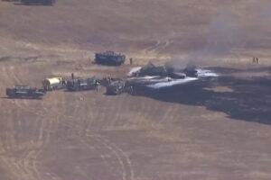 F-35B pilot ejects safely and jet crashes near San Diego base