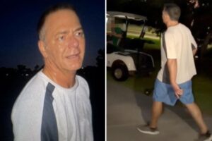 Irvine golfer is battered over the head with his own club by golf course menace
