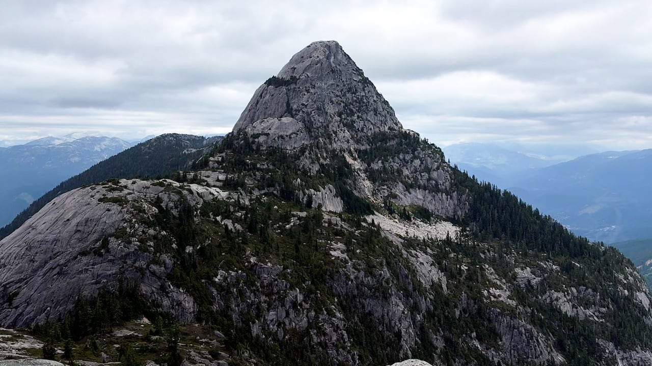 A mountain top in the Sea to Sky region.