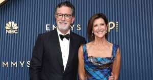 Stephen Colbert Looks Unrecognizable With a Beard at 2026 Emmy Awards After Late Show’s Cancellation