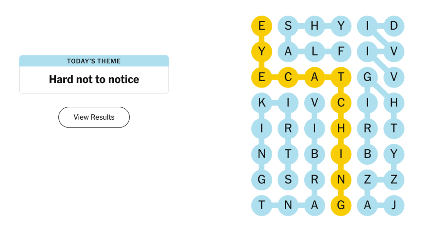 The completed NYT Strands puzzle for Sept. 16, 2026.