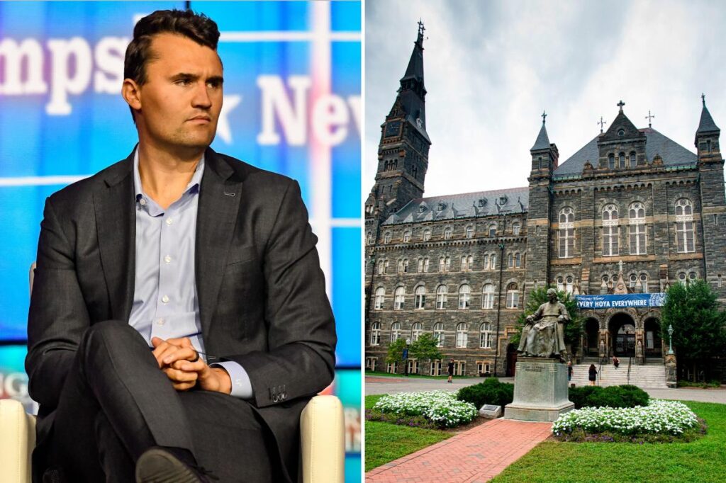 Outrage as Georgetown students reportedly plan Charlie Kirk ‘lookalike contest’ on assassination anniversary