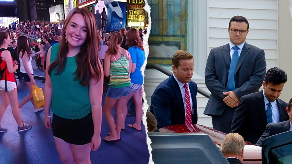 Bank of America exec killed in random Times Square stabbing laid to rest as hundreds mourn young mom