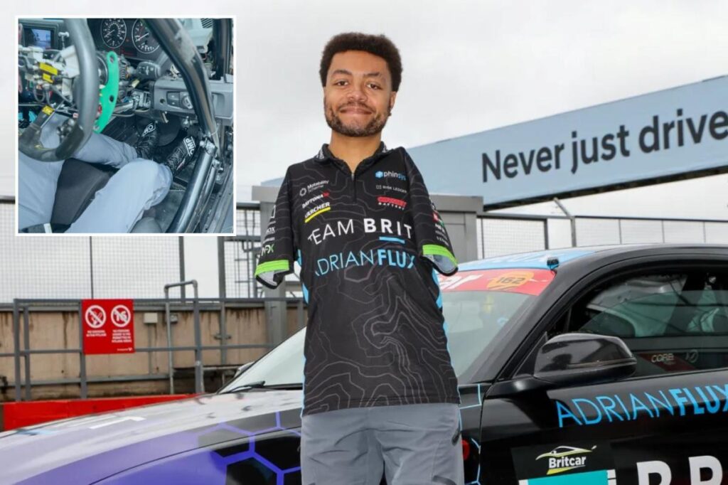 World’s only armless racing driver has a need for speed — and a dream of Le Mans